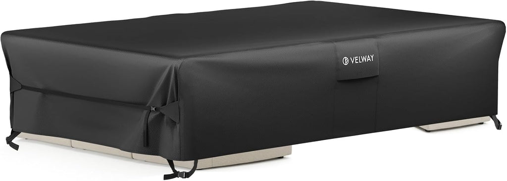 Patio Furniture Cover Waterproof - 420D Heavy Duty Outdoor Furniture Cover with Buckles & Air Vent, Windproof Patio