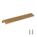 4 Pack 10" Cabinet Pulls Champagne Bronze Finger Pulls for Cabinets