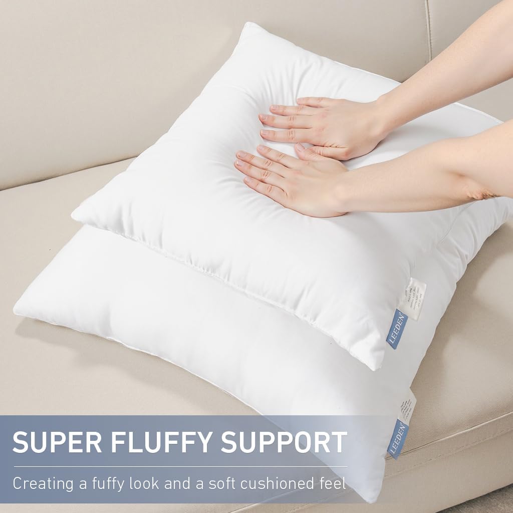 22x22 Throw Pillow Inserts, Pillow Forms for Couch - Set of 2