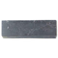 Nero Marquina Black Marble 4x12 Baseboard Trim Molding Honed Kitchen Bath Wall Floor Backsplash Shower (1 piece)