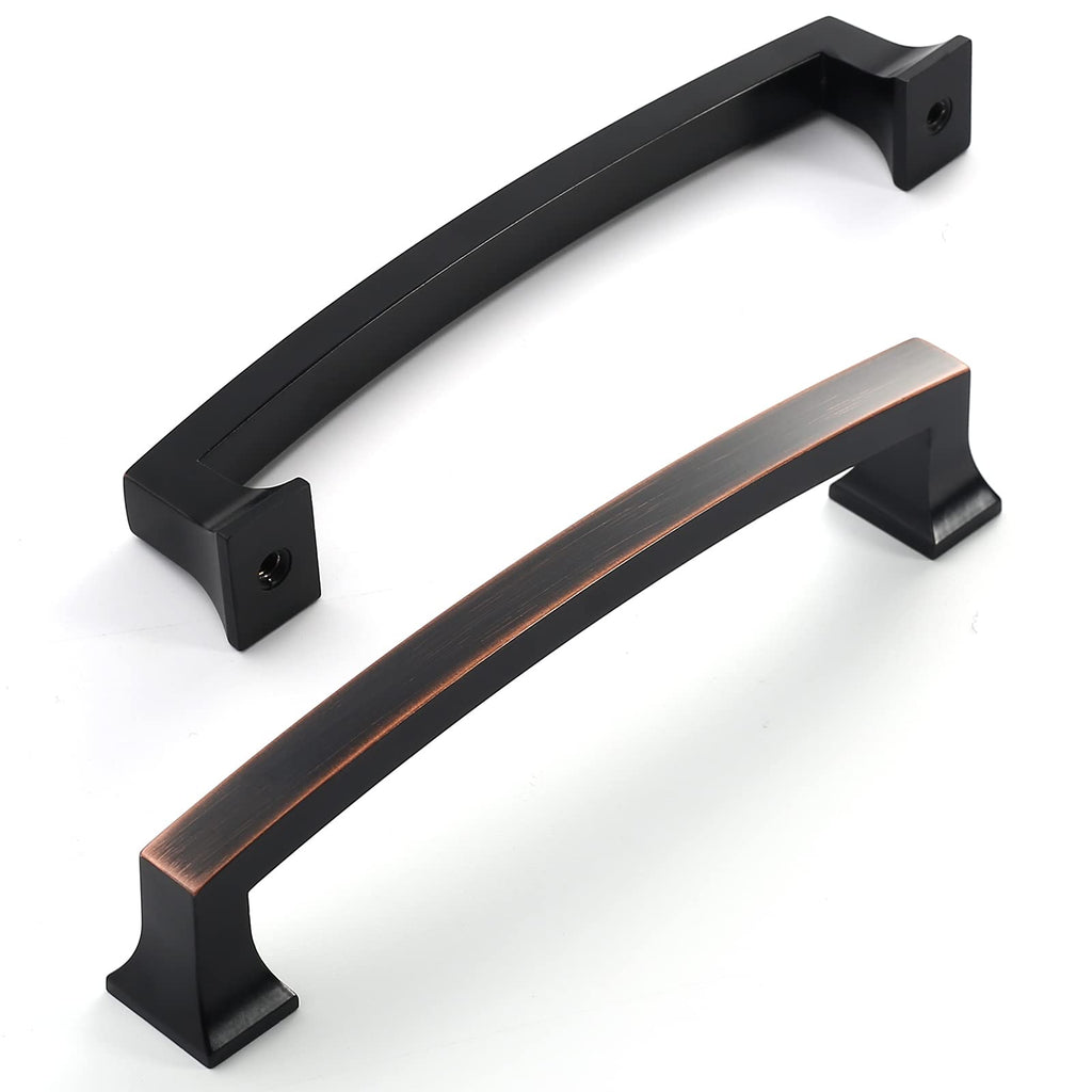 20 Pack Oil Rubbed Bronze 5 Inch(128mm) Hole Centers Kitchen Cabinet Pulls Cabinet Hardware Kitchen Handles for
