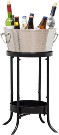 Champagne Ice Bucket with Stand, Wine Bucket with Stand Stand for Parties/Insulated Wine Chiller Bucket for Parties