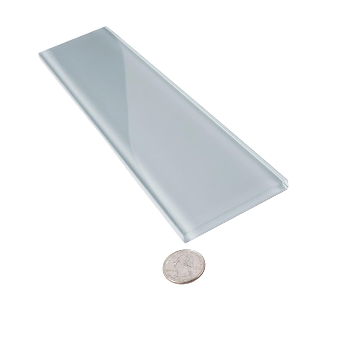 20-Pack 3 x 12-in. Gray Glossy Glass Subway Wall Tile at 5 sq. ft. Per Case APLA88092 3X12A, Elegant and