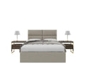 Vänt Isabelle Headboard Panels, Vintage Leather Dusty Taupe