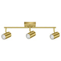 3 Light Track Lighting Fixtures Ceiling, Gold Kitchen Lighting Fixtures Ceiling, LED Track Lighting Kit, Rotatable