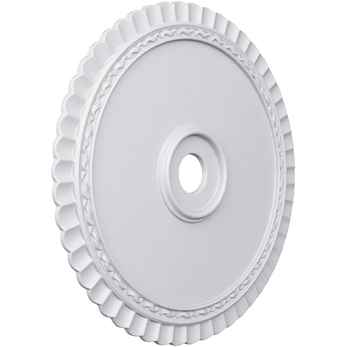 Blake Ceiling Medallion, 23 5/8"OD x 1"P, Factory Primed