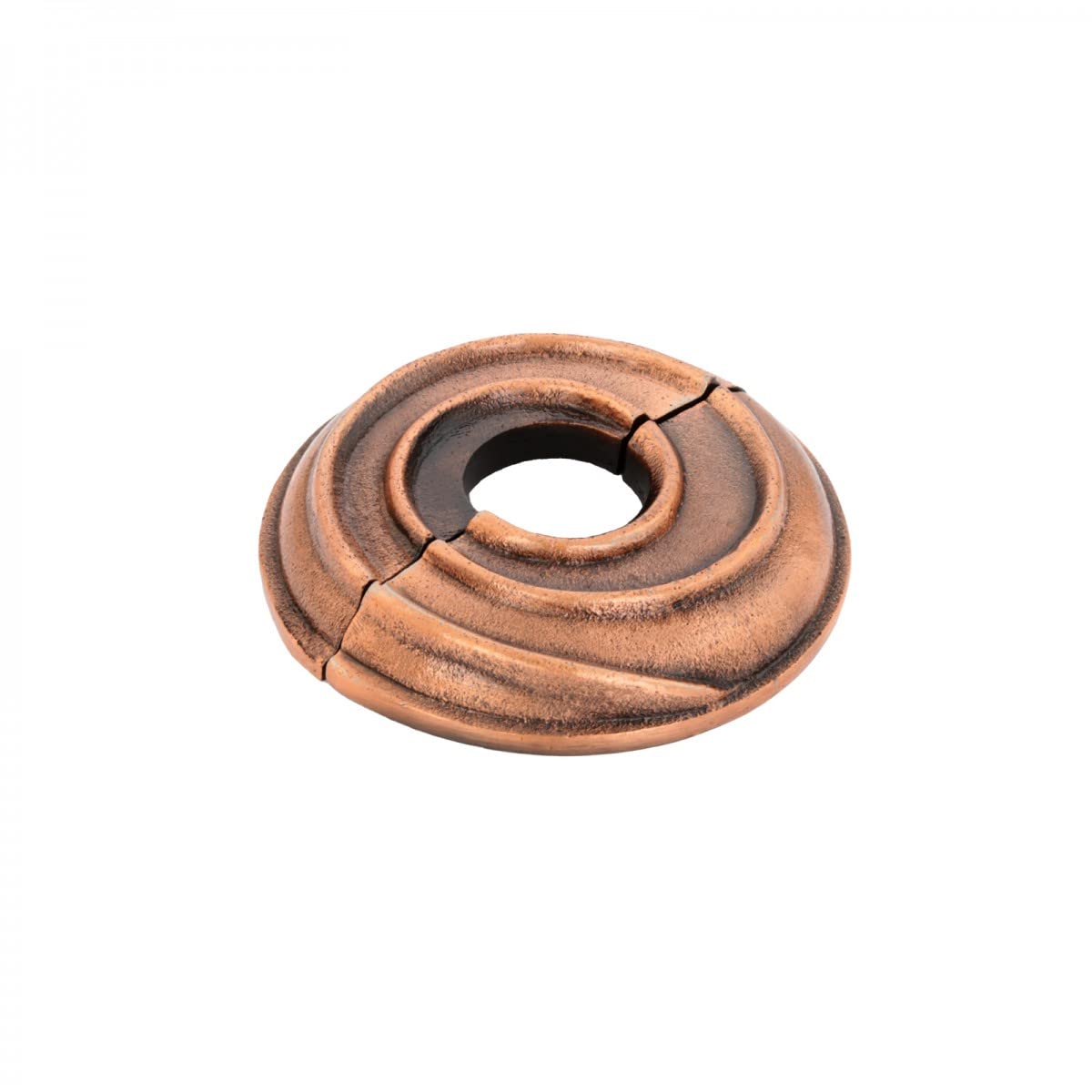 3.13 in OD 1/2 in IPS Antique Copper Radiator Flange