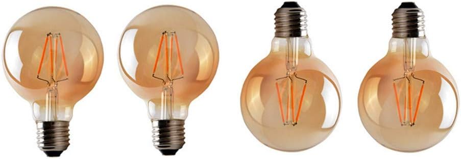 G95 LED Vintage Filament Bulb G30(G95) Dimmable Edison Style Antique LED Filament Globe Light Bulb E26/E27 4W Warm