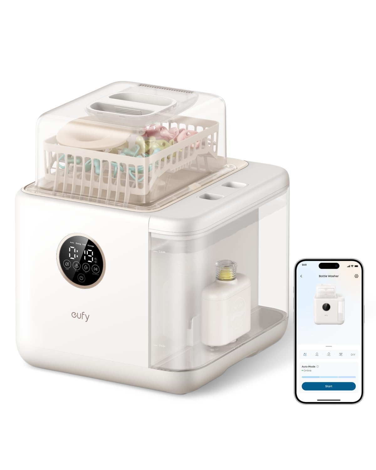 S1 Pro Baby Bottle Washer, Sterilizer & Dryer, Built-in Water Softener