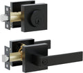 Front Door Lock Set, Keyed Alike Heavy Duty Exterior Door Lock Set, Entry Door Handle and Single Cylinder Deadbolt