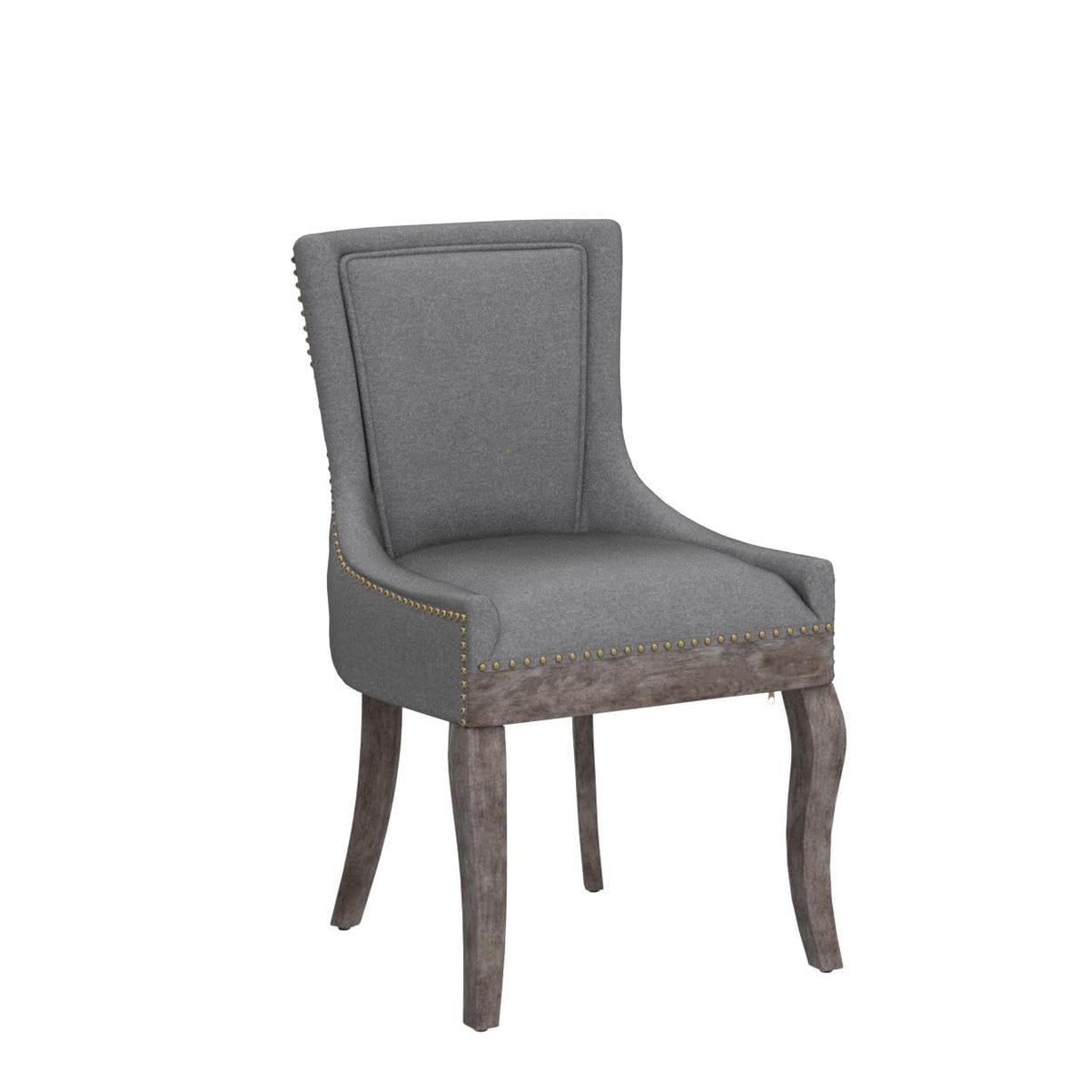 Fabric Vintage Upholstered Side Chairs Set of 2, Sillas De Comedor, Farmhouse Solid Wood Kitchen Dining Room Chairs