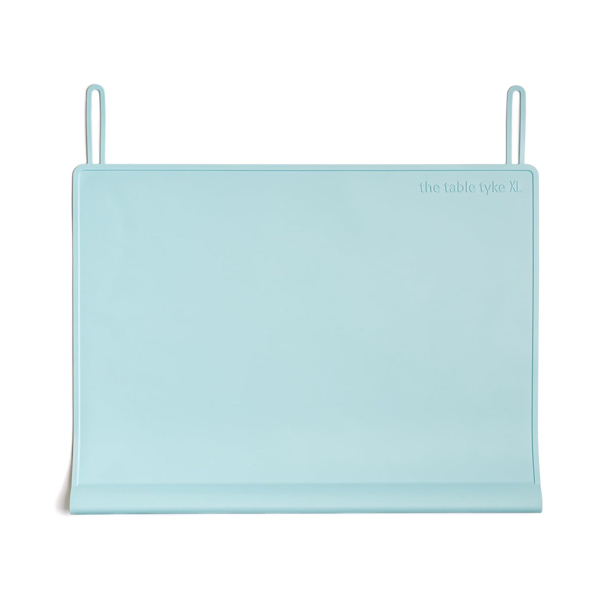 XL Kids Restaurant Placemat, Silicone Edge Bumper, Sky Blue