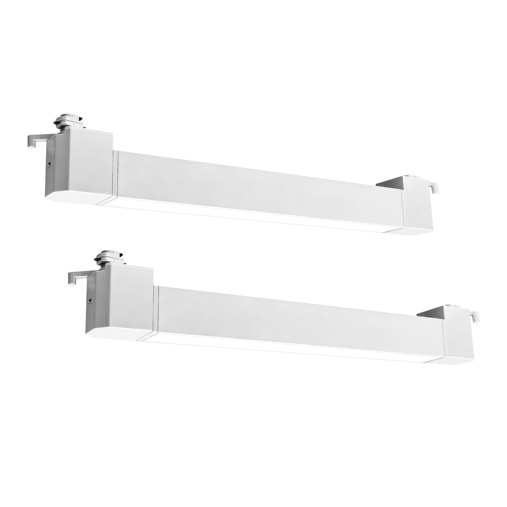 Linear LED Flood Track Heads, H-Type 3-Wire Fit, 3 CCT 3000K/4000K/6000K, Flicker-Free Anti-Glare Track Lights s