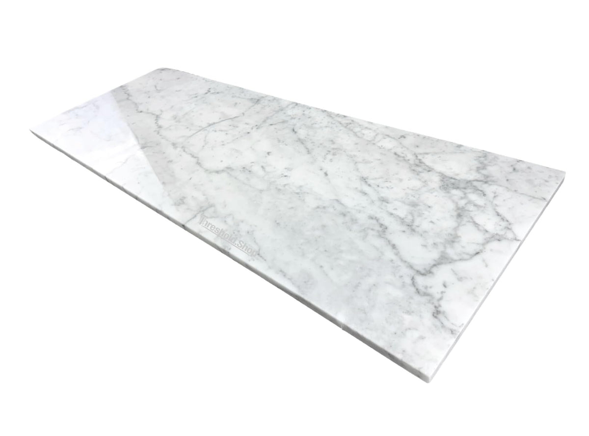 Custom Size | White Carrara Marble Rectangle Shower Bench | Tile Shower Seat for Schluter Kerdi Board, VEVOR, The