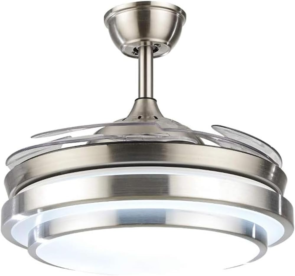 42" Retractable Ceiling Fan with Light & Remote