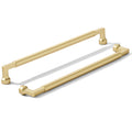 5-Pack 12-Inch(305mm) Brushed Gold Cabinet pulls Kitchen Cabinet Handles, Matte Gold Cabinet Pulls Kitchen Cabinet