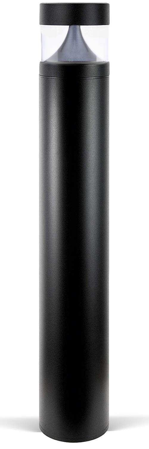 Bollard Light 38", 120-277V, 20W, 3000 Kelvin, Flat
