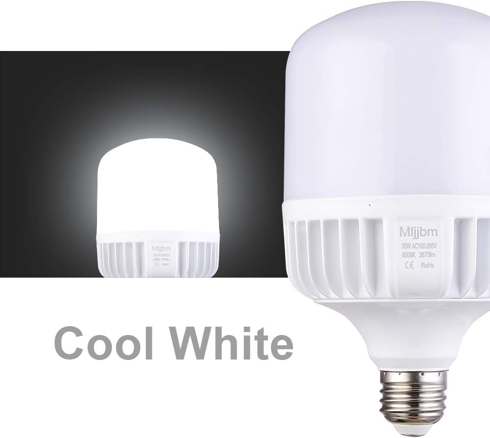 High Watt LED Bulbs 250W-300W Equivalent, 35W Bright White 6000K