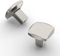 30 Pack Brushed Satin Nickel Cabinet Knobs, 5/128MM, Silver, Zinc, Bronze (50%, 50%), Arch & Bow, Easy to Install