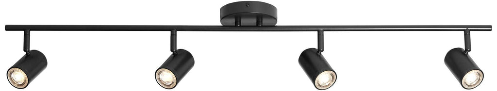 Vester 4-Light Black LED or Wall 40" Wide Track Light Fixture