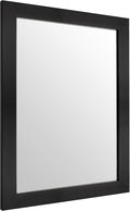 Wall Mirror Rectangle Decorative Mirror 12" x 16" , Black