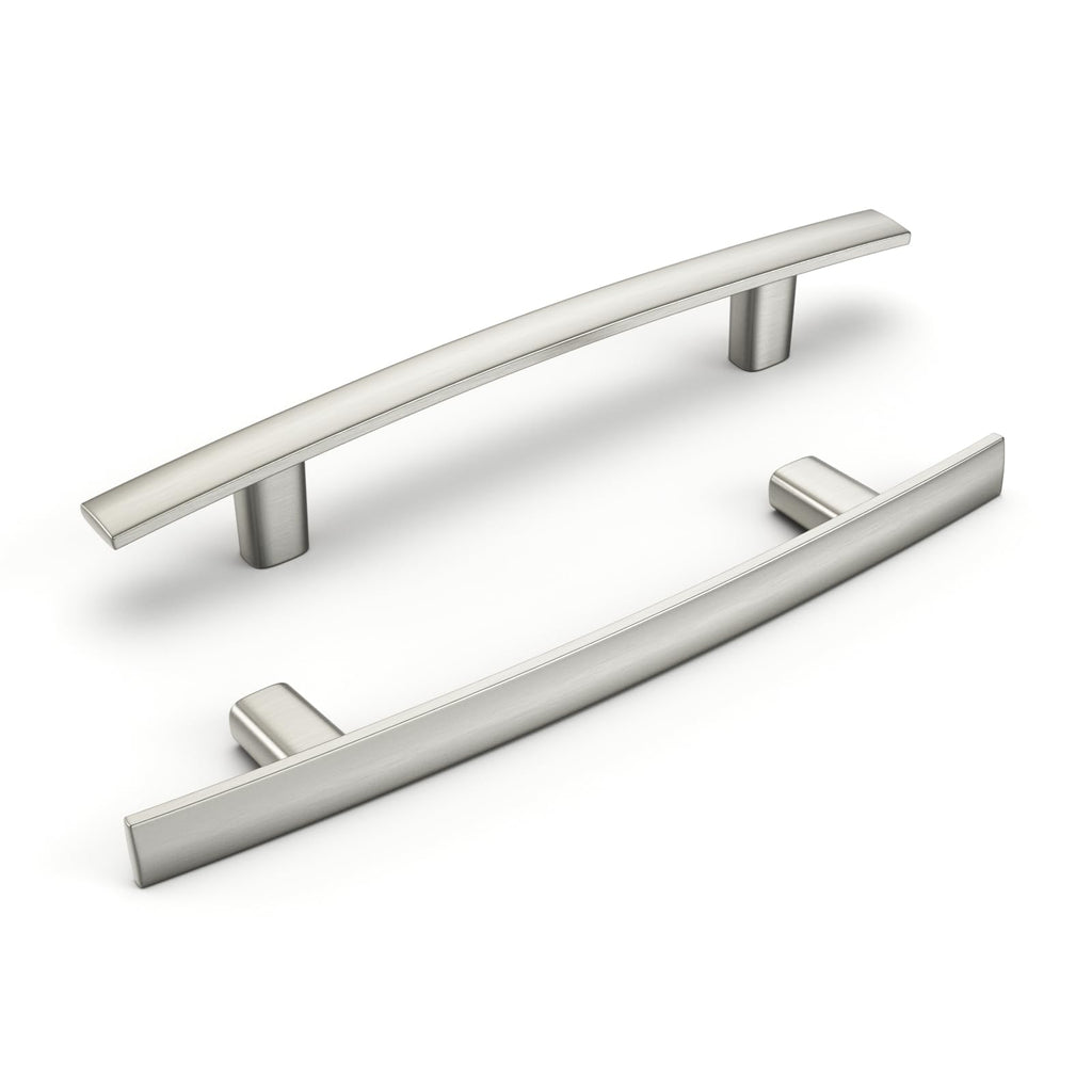100 Pack Brushed Nickel Cabinet Pulls, Solid Zinc Alloy, 4 Inch CC