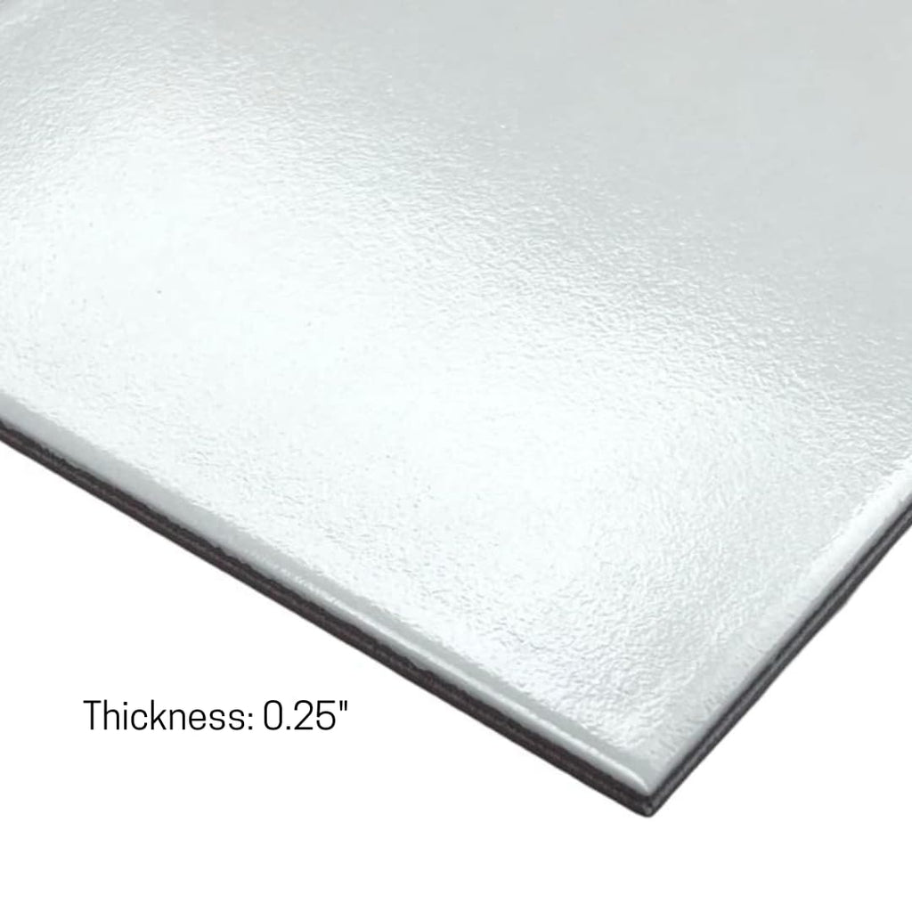 12x12 White Porcelain Floor and Wall Tile - Semi-Matte Glazed Finish Backsplash, Bathroom Shower, Flooring (1 Piece