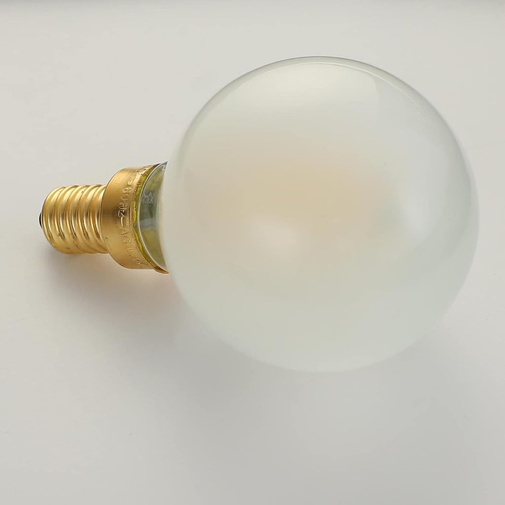 E12 Led G16.5 Bulb 4W Dimmable E12 Candelabra Bulb 40 Watt Soft White 3000K