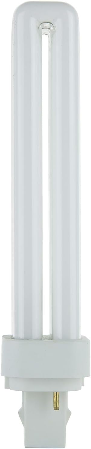 (10 Pack) PLD-26W 827, 2 Pin G24D-3, 26 Watt Double Tube, Compact Fluorescent Light Bulb