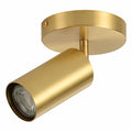 Modern LED Track Lighting Kit Brushed Gold Spotlight Fixtures Ceiling Mount Indoor Matte Brass Ceiling Spot