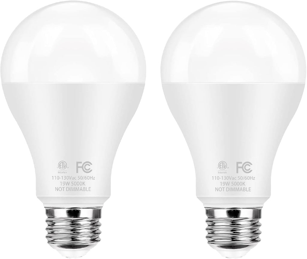 Super Bright LED Light Bulbs, 150 Watt Equivalent, 5000K Daylight White, 2600 High Lumen, E26 Base, Non-Dimmable, A21