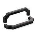 10 Pack Black Cabinet Handles, 3-3/4" Solid Kitchen Drawer Pulls