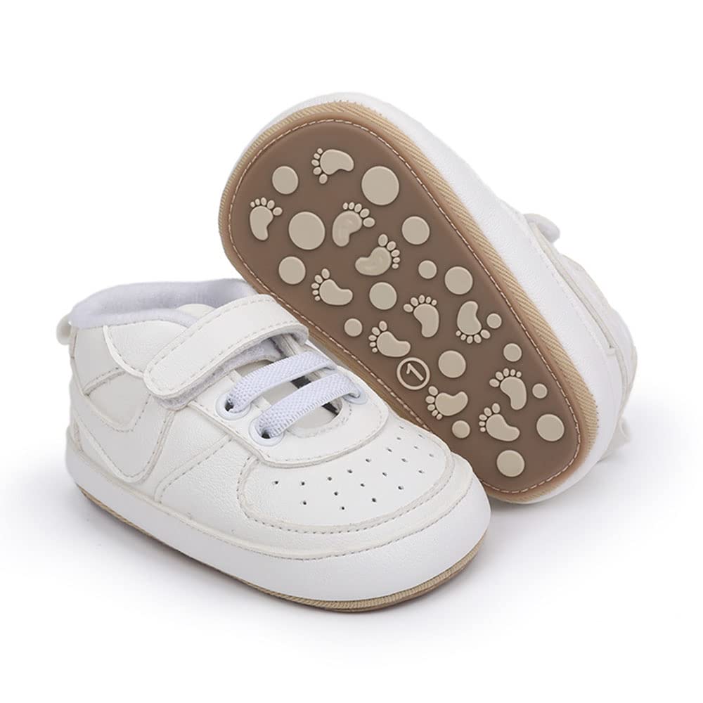 Unsex Baby Shoes Boys Girls Infant Sneakers Non-Slip Soft Rubber Sole Toddler Crib First Walker Lightweight Shoes