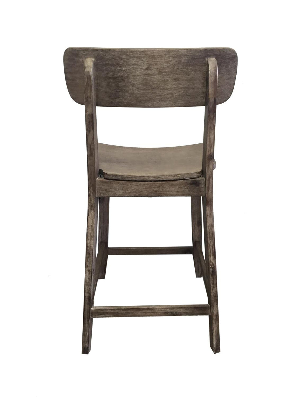 Inspired Bertoia Style Torino Counter Height Stool - Barnwood Wire-Brush