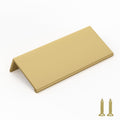 10 Pack 2-1/2in Finger Edge Pulls for Gold Drawer Pulls