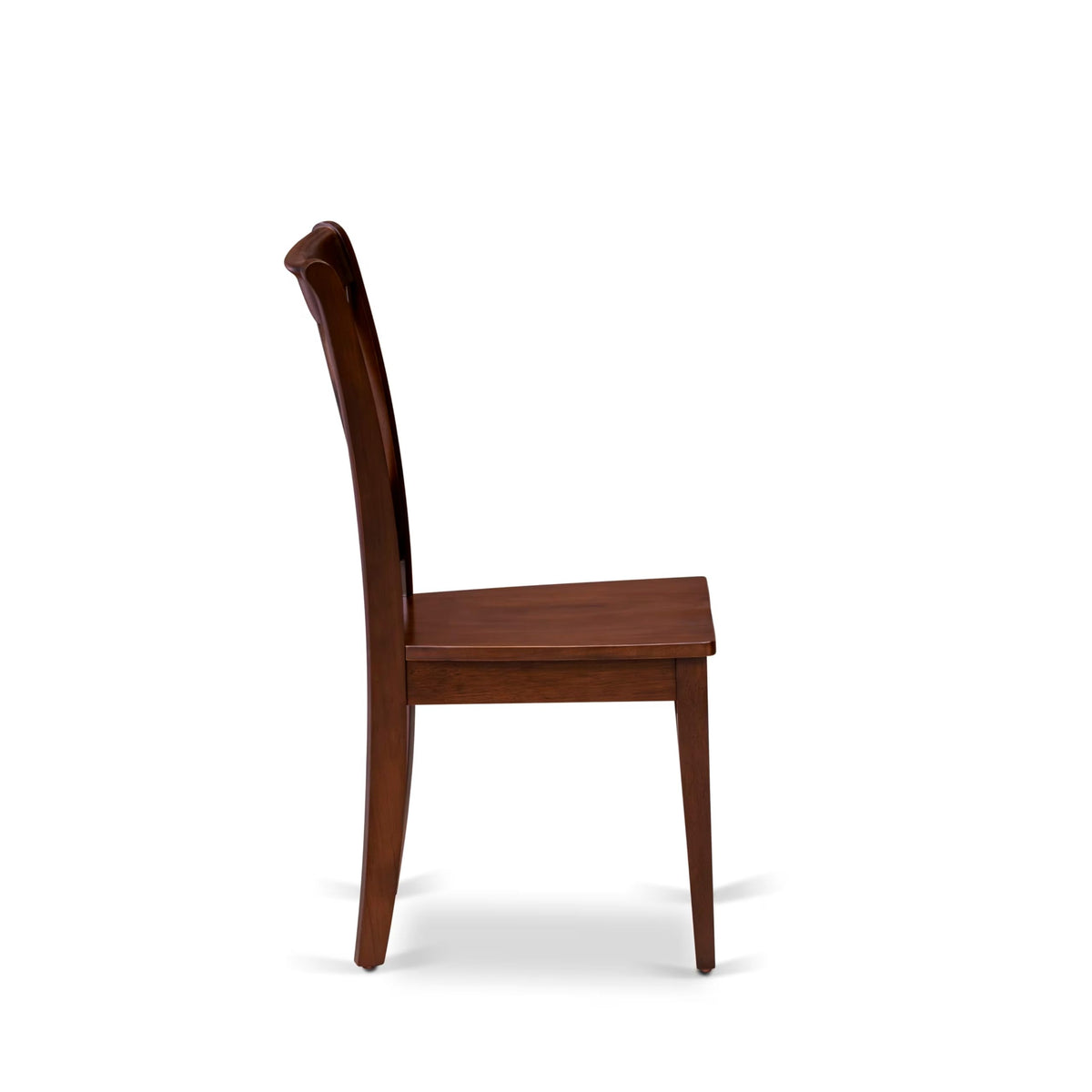 West Furniture CLC-ESP-W Clarksville Dining Room Chairs - Double Cross Back Wood Seat Chairs, Set of 2, Espresso