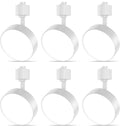 Diffuse J Type Track Lighting Heads, 12W White 6 Pack