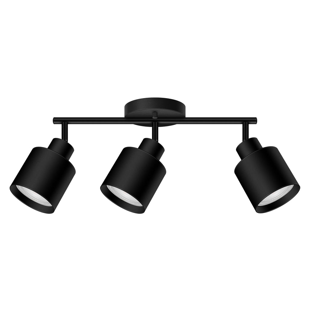 Led Track Lighting,Black Ceiling Lighting Fixtures,Wall Sconces Ceiling Spotlight with Foldable Light Arms