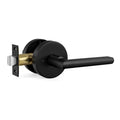 Black Door Handle Interior Privacy Door Lever Zinc Alloy 1 Pack