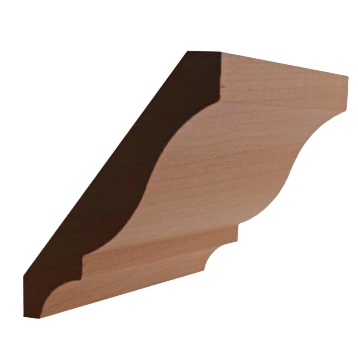 Colonial Crown Moulding Trim, 3/4" x 4-5/8", Red Oak, 94"