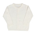 Baby Boys Girls Button-Down Cardigan Toddler Cotton Knit Sweater White 110
