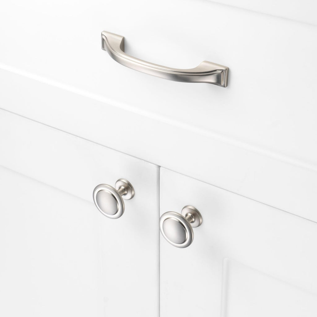 3 in Brushed Nickel Cabinet Pulls Arch Drawer Handles 10 Pack P2409