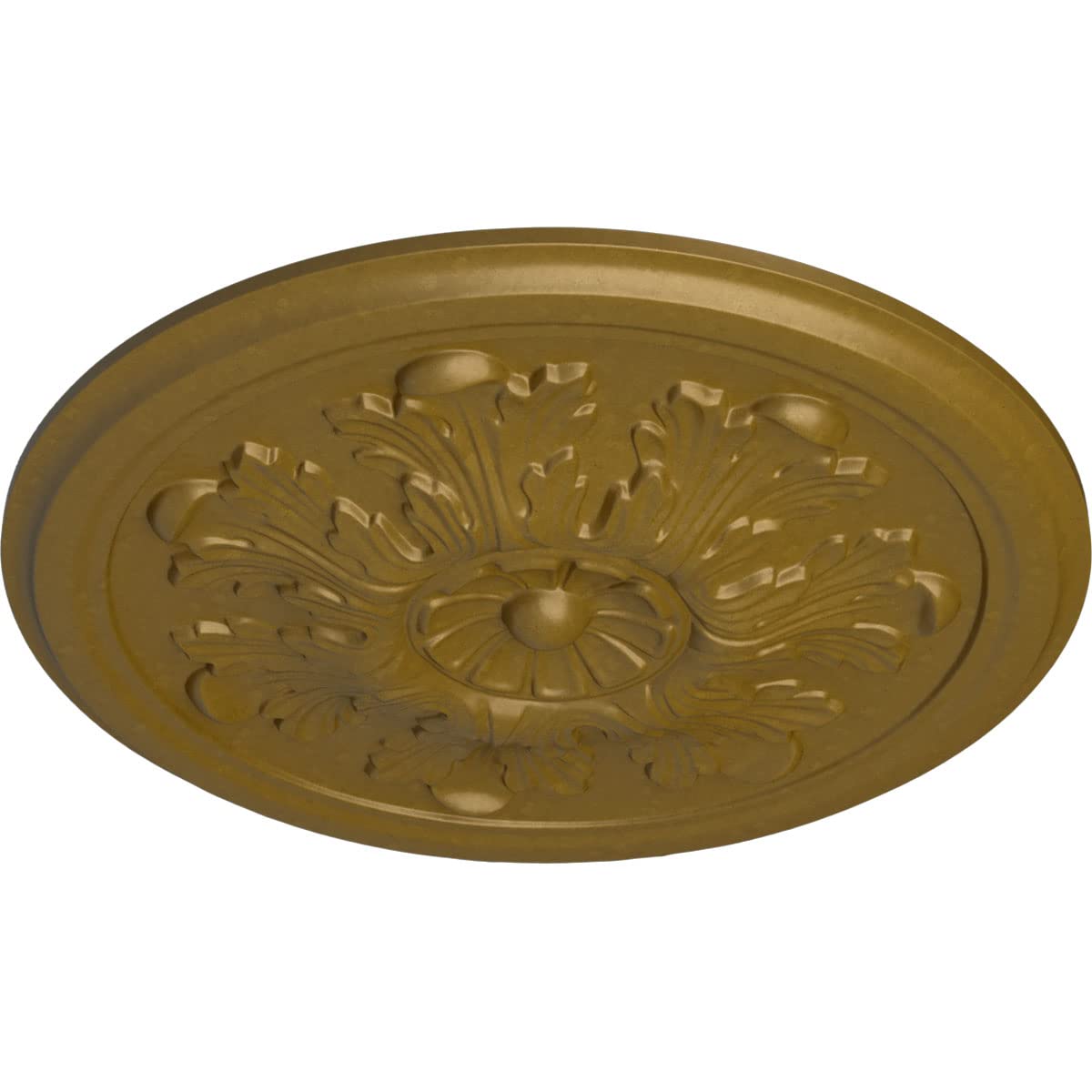 Legacy Acanthus Ceiling Medallion, Gold