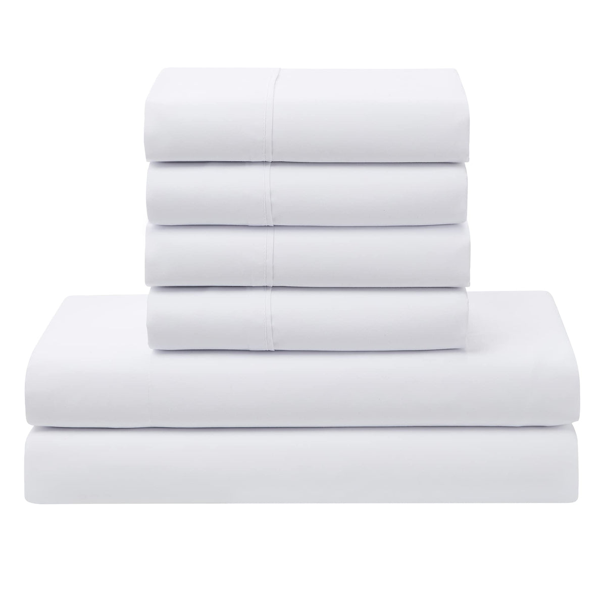 7 Piece Comforter Set Bag Solid Color All Season Soft Down Alternative Blanket & Luxurious Microfiber Bed Sheets