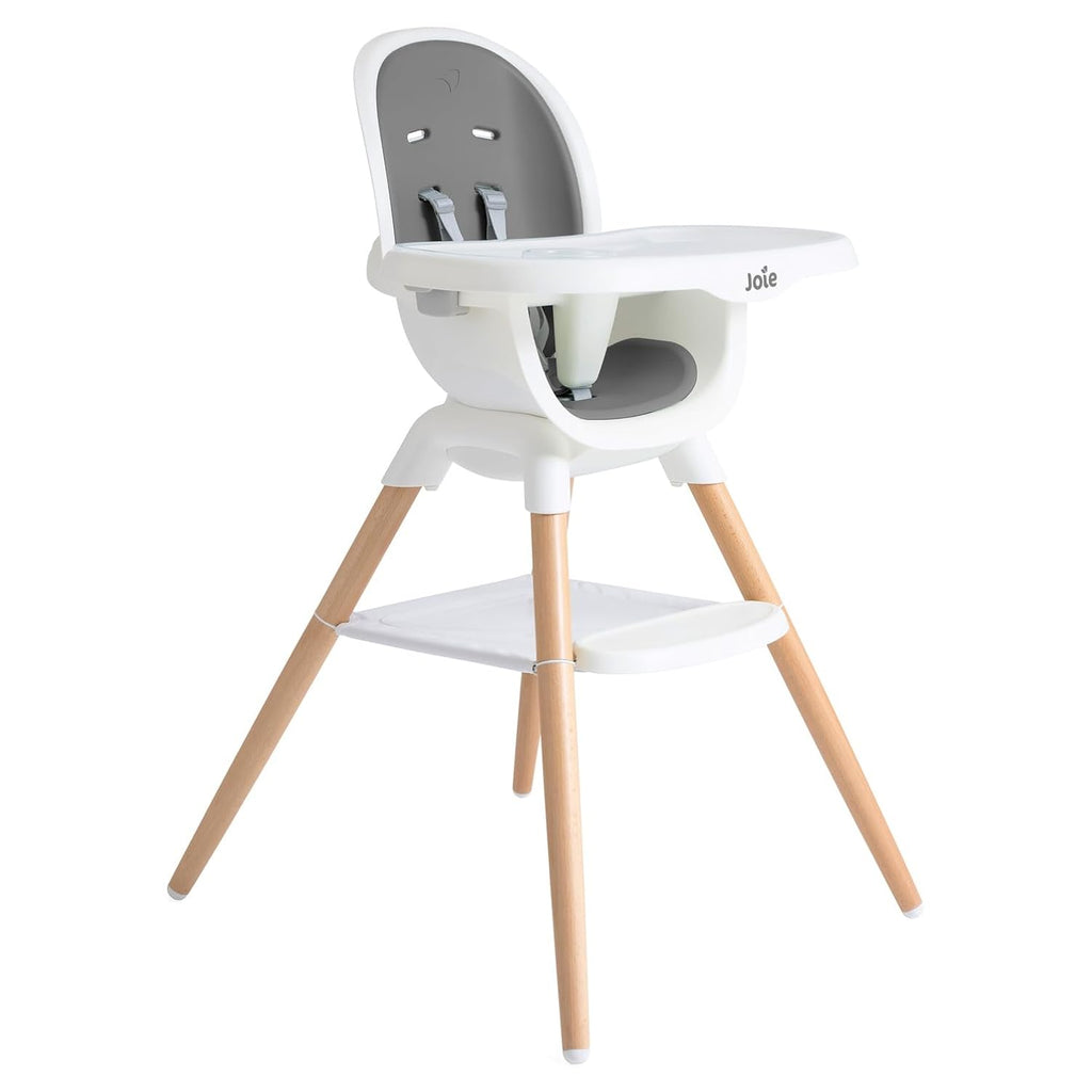 Chai Multi-Mode Highchair - European Beech Wood, Convertible, 9+ Modes, Birth up to 60 lb. (Shadow) | European Beech