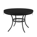 Round Outdoor Patio Furniture Covers, Waterproof Garden Table Cover, UV Resistant Anti-Fading Cover for Outdoor