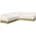 Outdoor Sectional Cover-L-Shaped Patio Furniture Covers Waterproof Rip-Stop Anti-UV 600D Heavy Duty Outdoor Couch