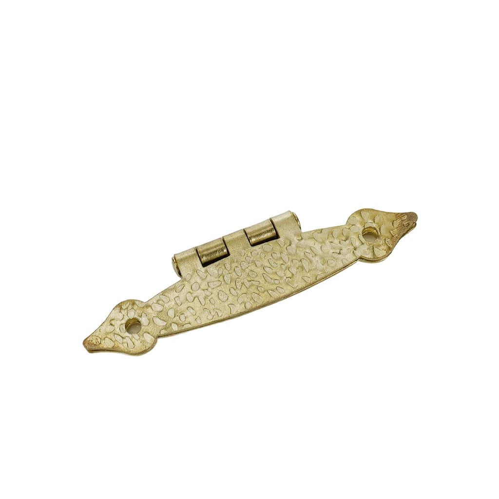 Cabinet Decorative Hinges, Antique H-Shaped Hinges, Gold, 3.5 Inch