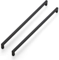 3 Pack Black Matte Cabinet Pulls and Handles - 18 Inch Square, Drawer Pulls, Kitchen Cabinet Hardware