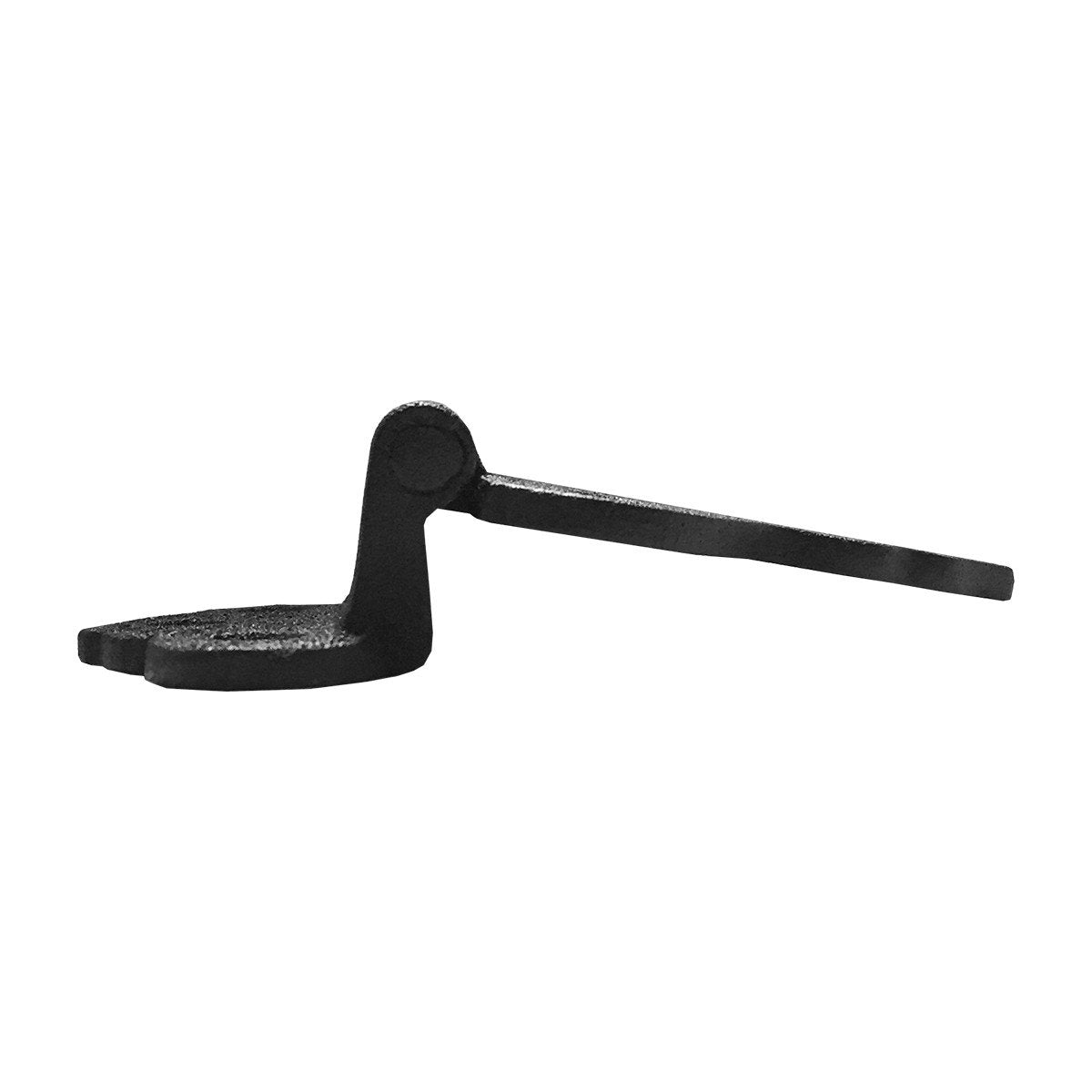 Pack of 2 Black Wrought Iron Offset Cabinet Hinge 3/8 Inch Hoosier Kitchen Cupboard Door Hardware Rustic Colonial